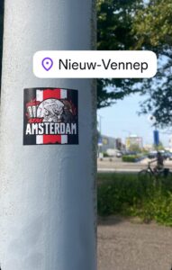 Foto van geplakte sticker(s)